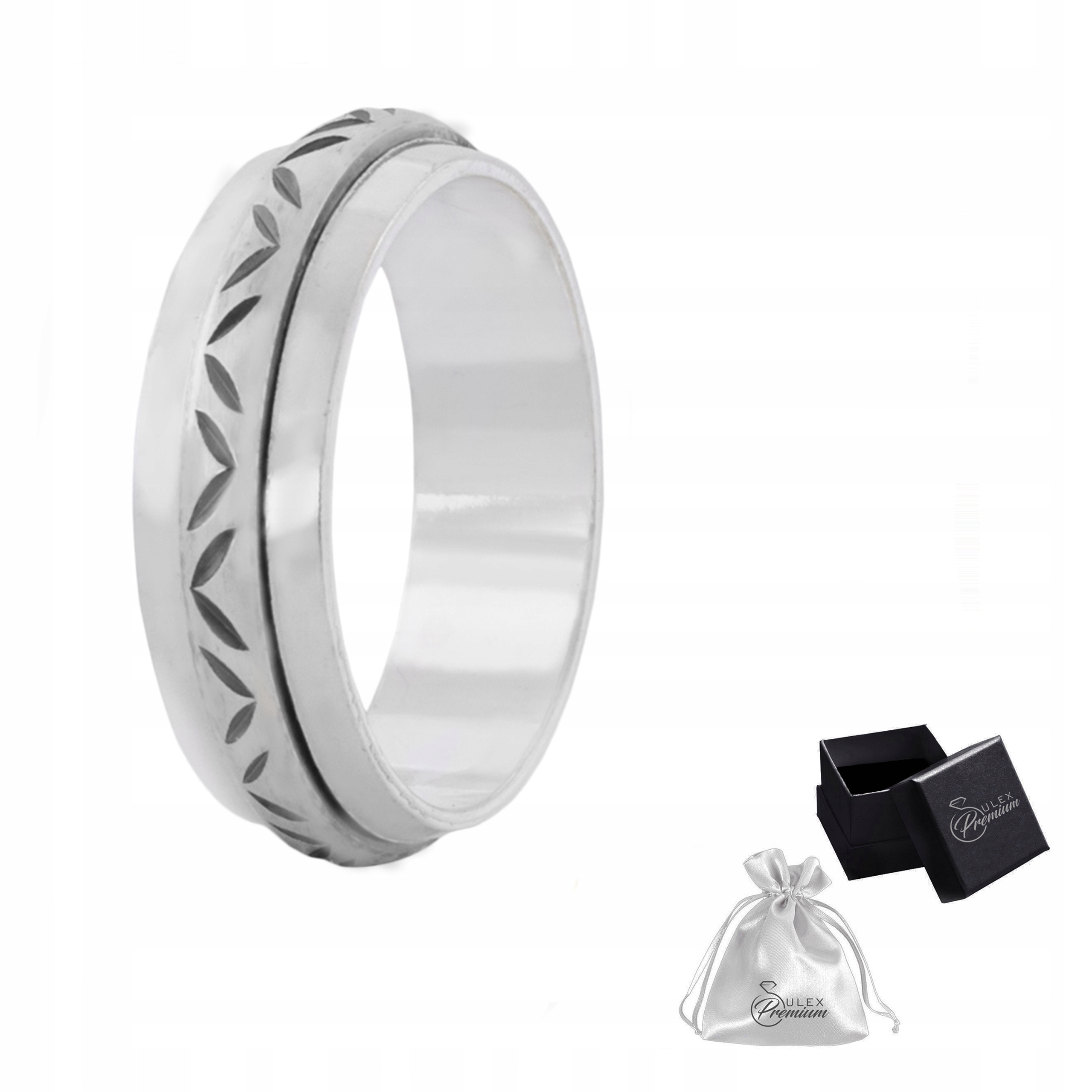 Prsten Prstýnek Otočný, šířka 6 mm Stříbro 925 vel. 23