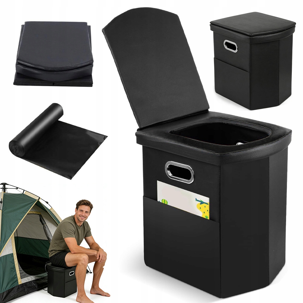 Przenośna Toaleta Turystyczna Szybki Montaż Obciążenie 200KG Na Wyjazdy