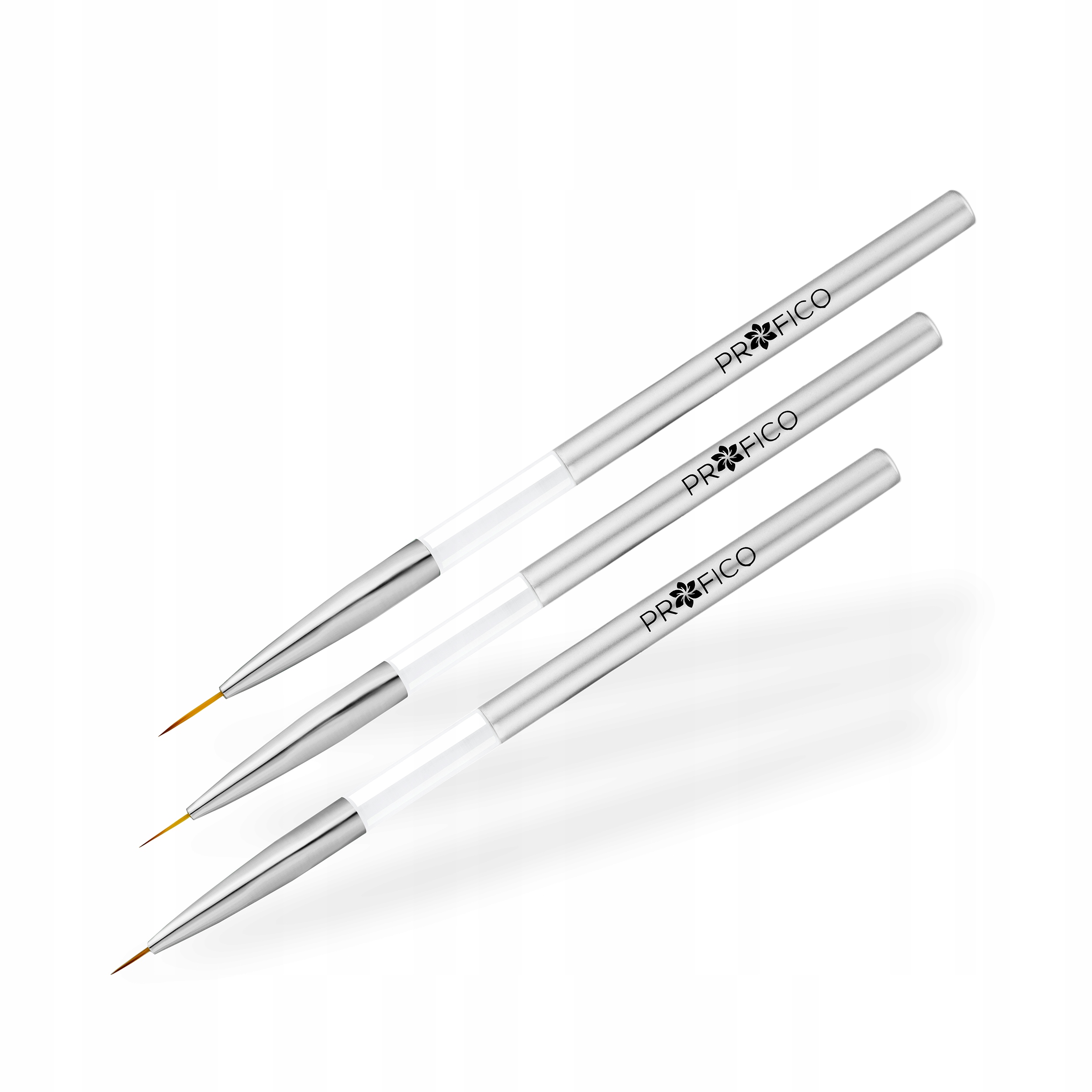 

Profico Zestaw pędzelków do zdobień akryl żel 3szt