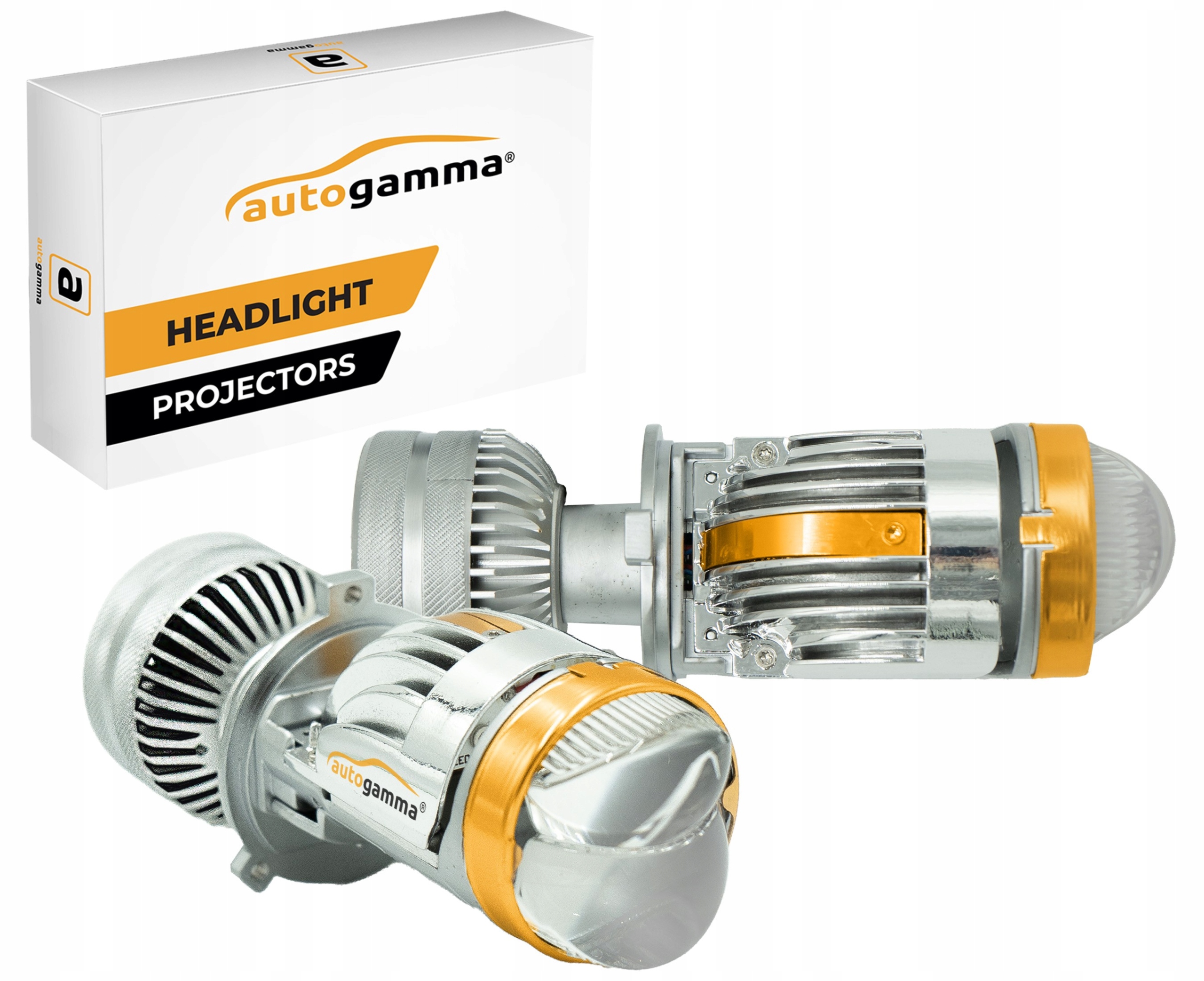 Soczewki projektory Bi-LED 6000K Mini H4 Dual Regeneracja Reflektorów Producent części Auto Gamma