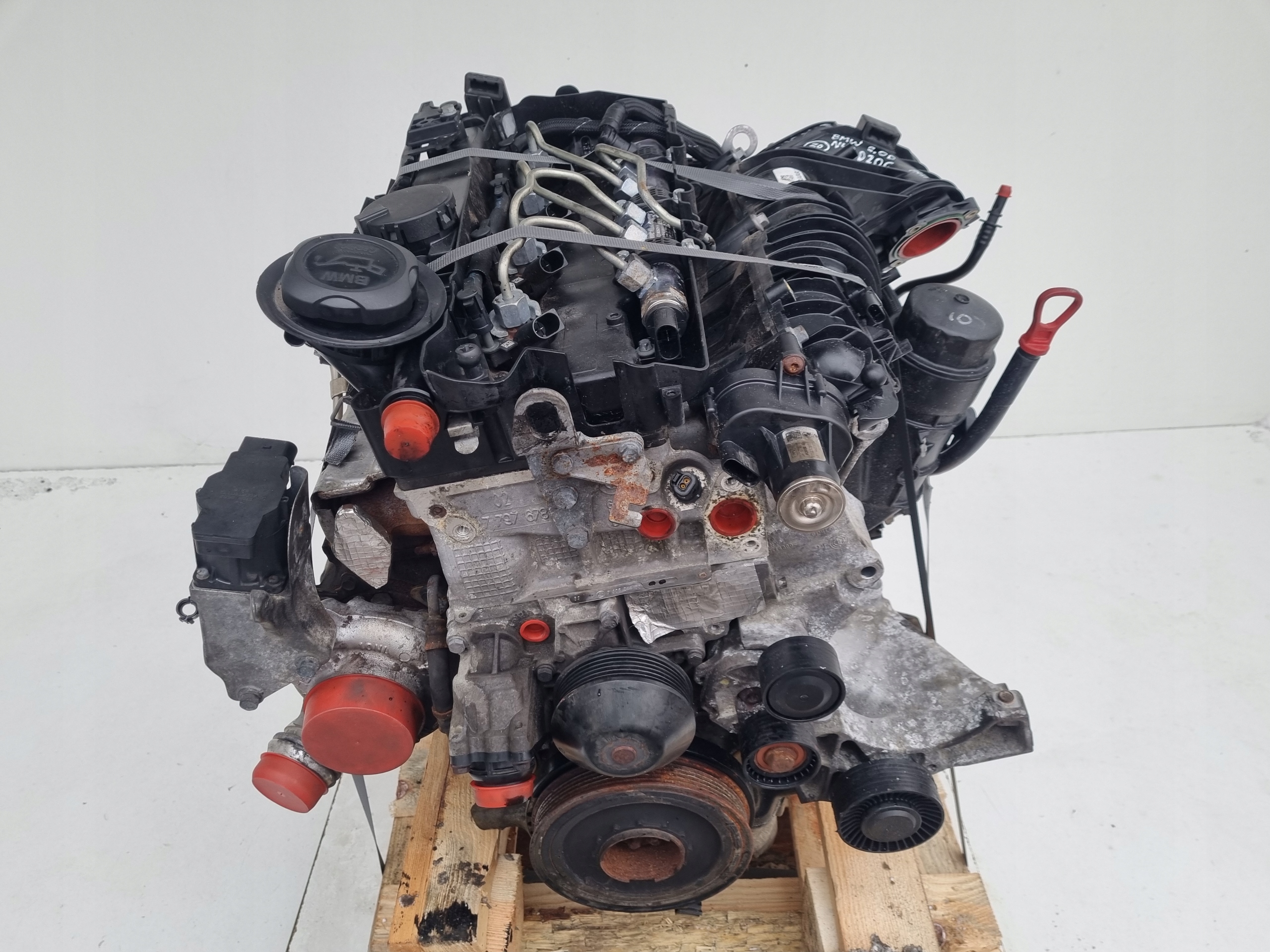 Двигатель комплект bmw f07 gt 2.0 d дизель 184km n47d20c