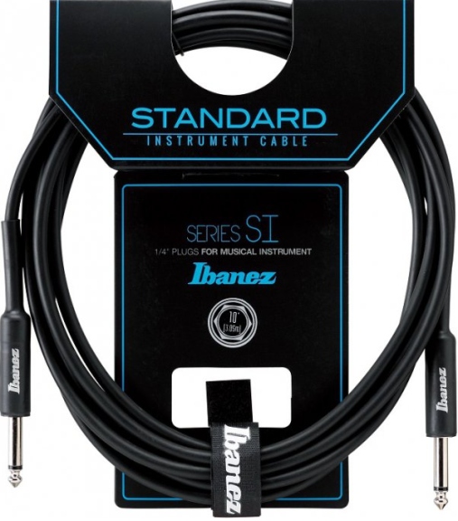 IBANEZ SI10 KABEL GITAROWY 3m PRZEWÓD INSTRUMENTALNY JACK DO GITARY + RZEP
