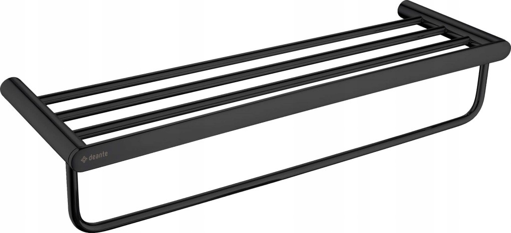 Čierna okrúhla rebrovaná polica (ADR_N531) /sm/