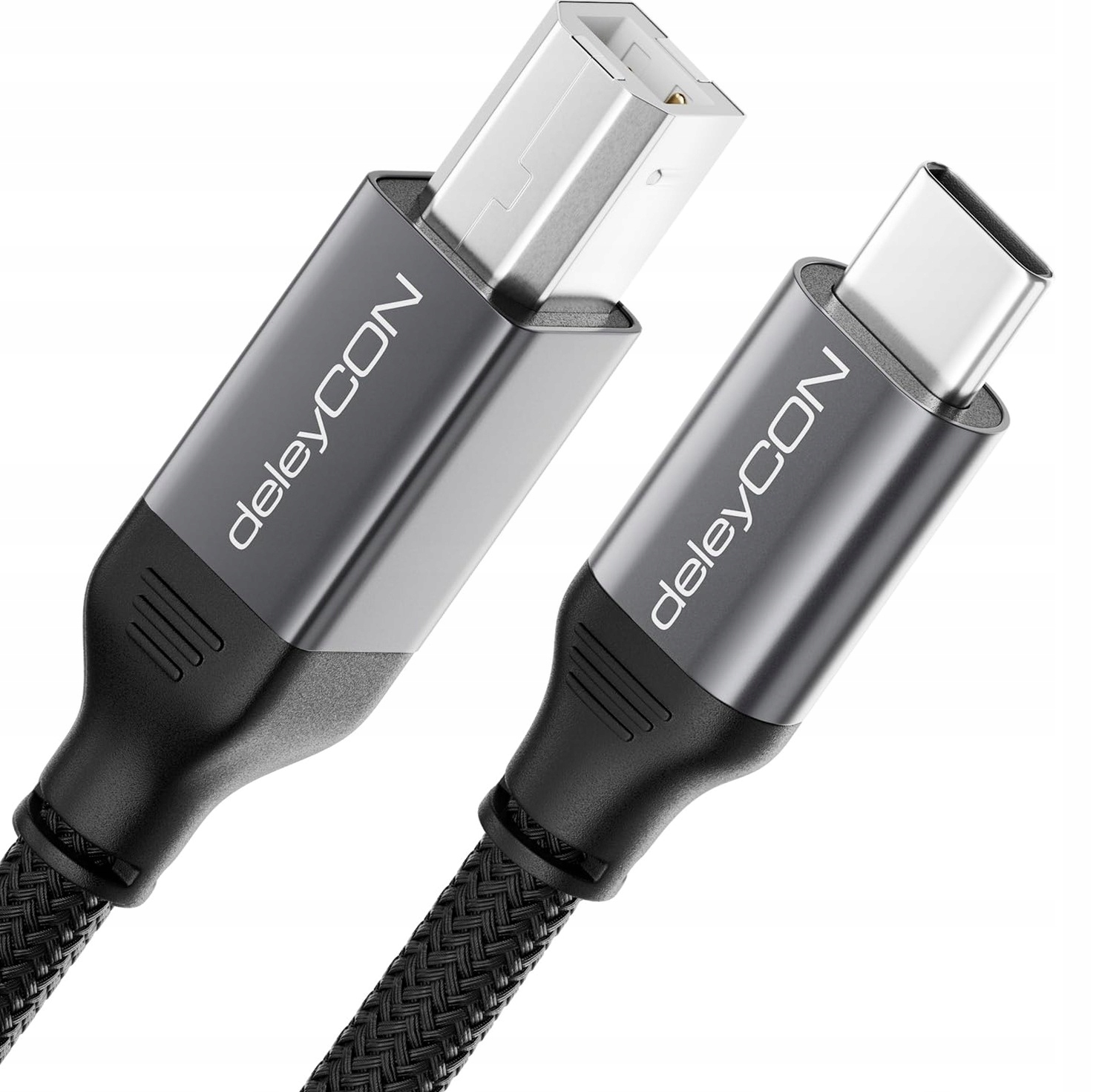 Kabel Usb 10M C B Wzmocniony Pleciony Metalowy Szybki Trwały