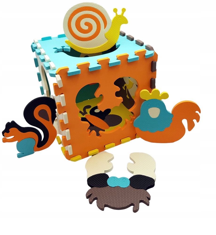 PIANKOWA Mata ZWIERZĘTA PUZZLE składana MIĘKKA XXL Marka Ultimar