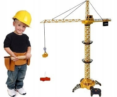 Wielki 128cm dźwig żuraw zdalnie sterowany maszyna budowlana 3164