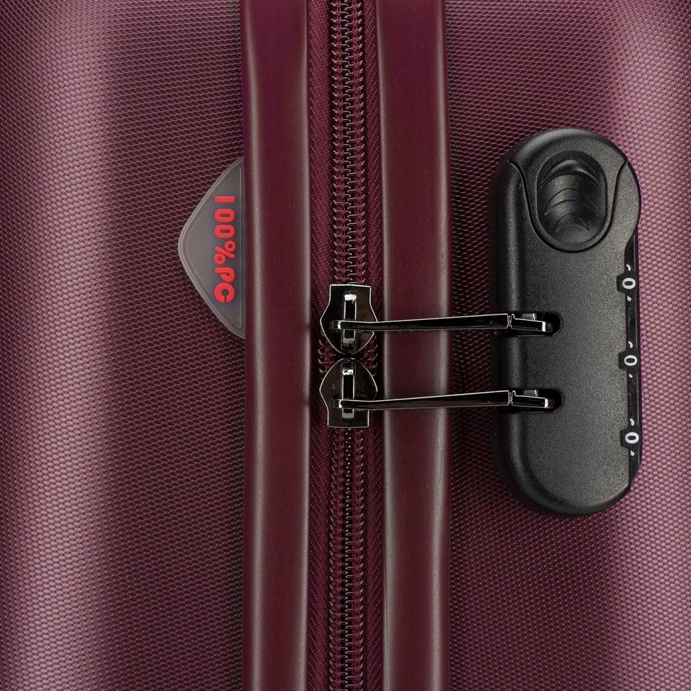 WITTCHEN Walizka kabinowa z polikarbonu Wzór dominujący bez wzoru