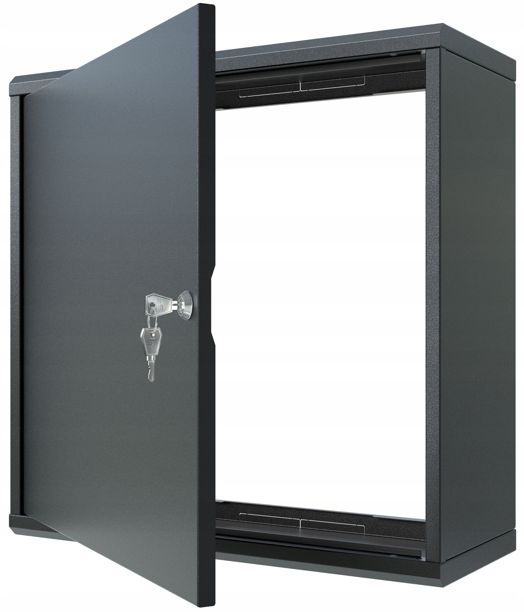 Telekomunikační skříň Rozvaděč kovový 50x50x20 cm Černá