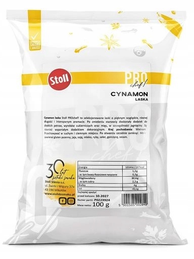 3x Skořice celá Stoll Prochef! 100 g