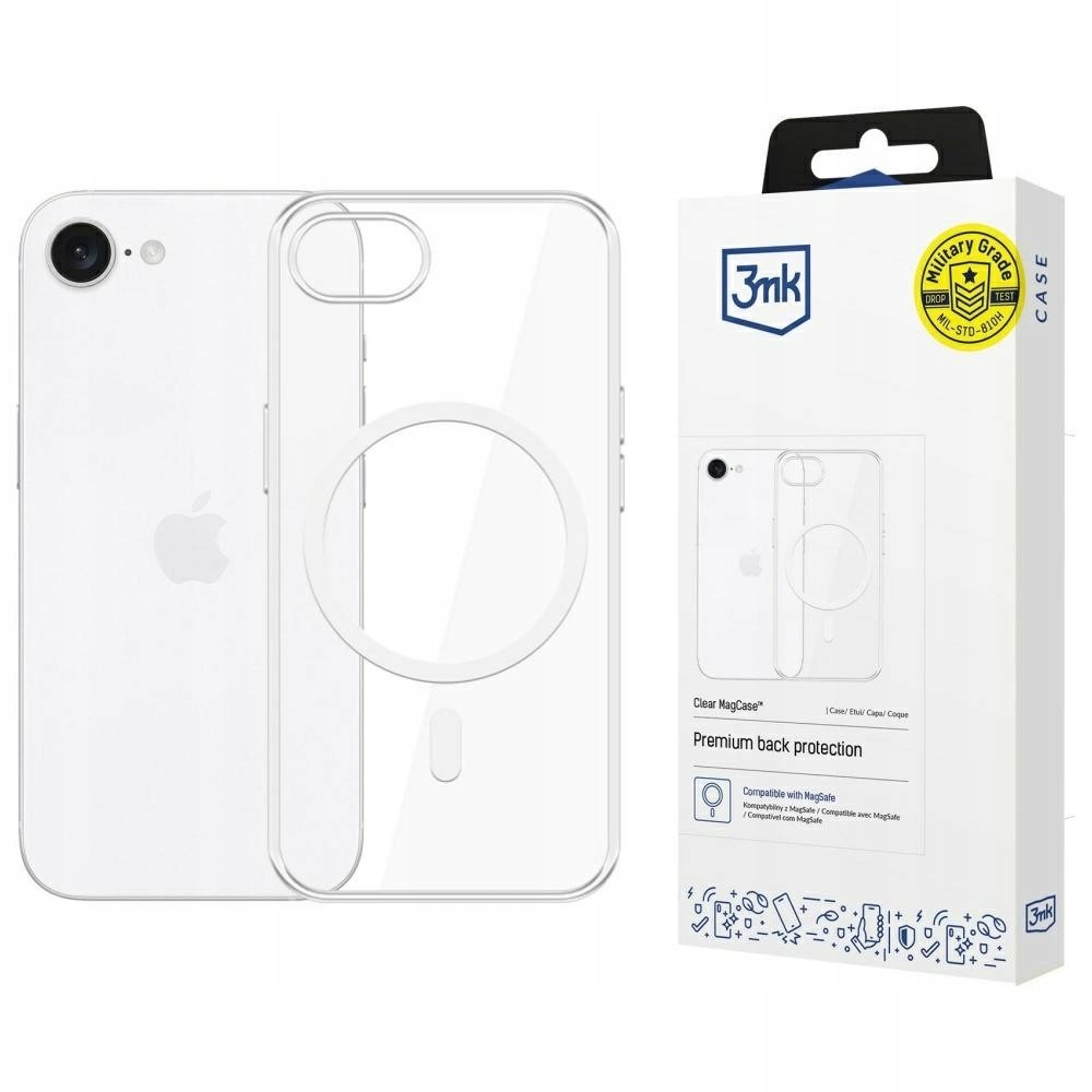 Etui 3MK Clear MagCase do Apple iPhone 16e 17e
