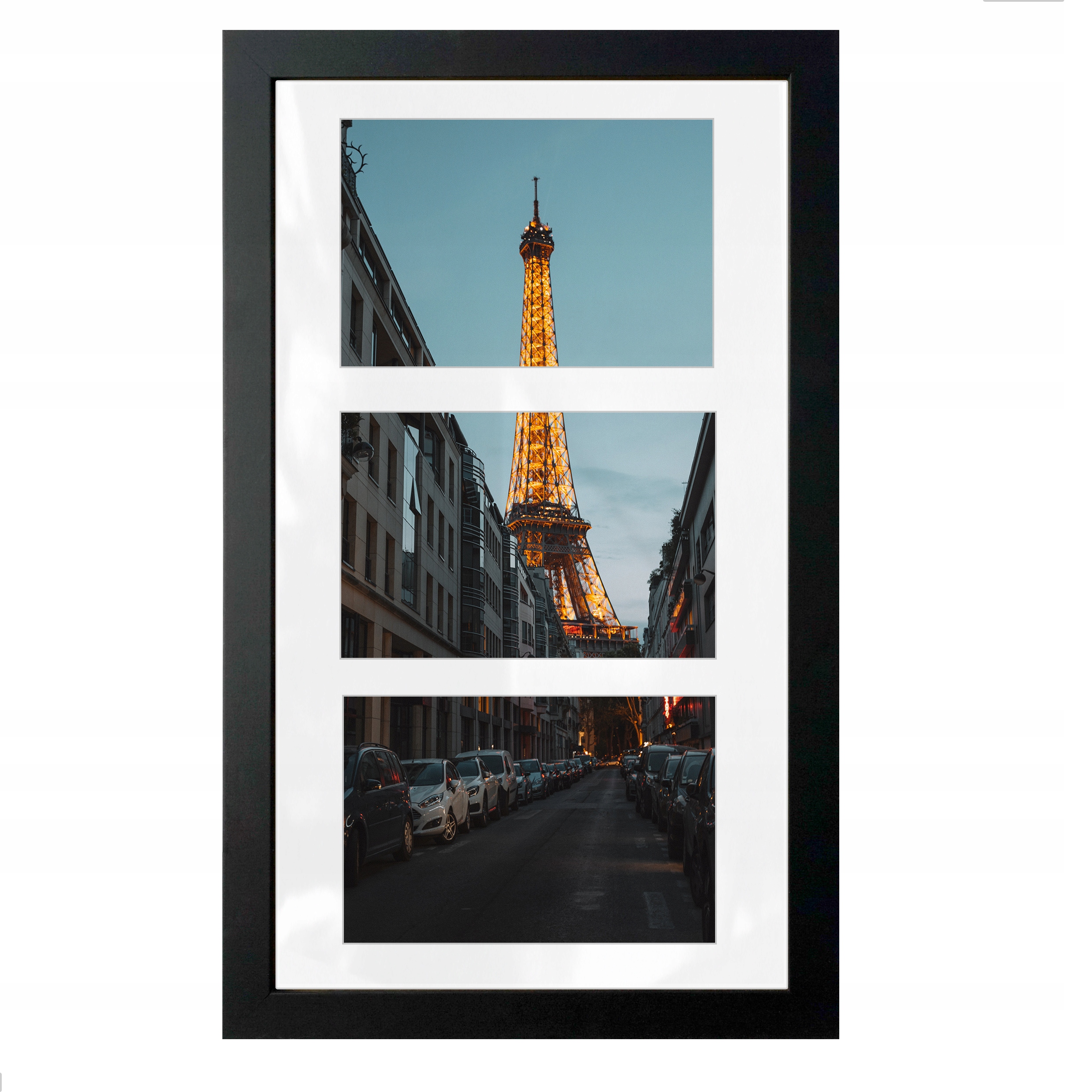 

Galeria Ramka Na Zdjęcia 3x 10x15 Mdf Kai Czarna