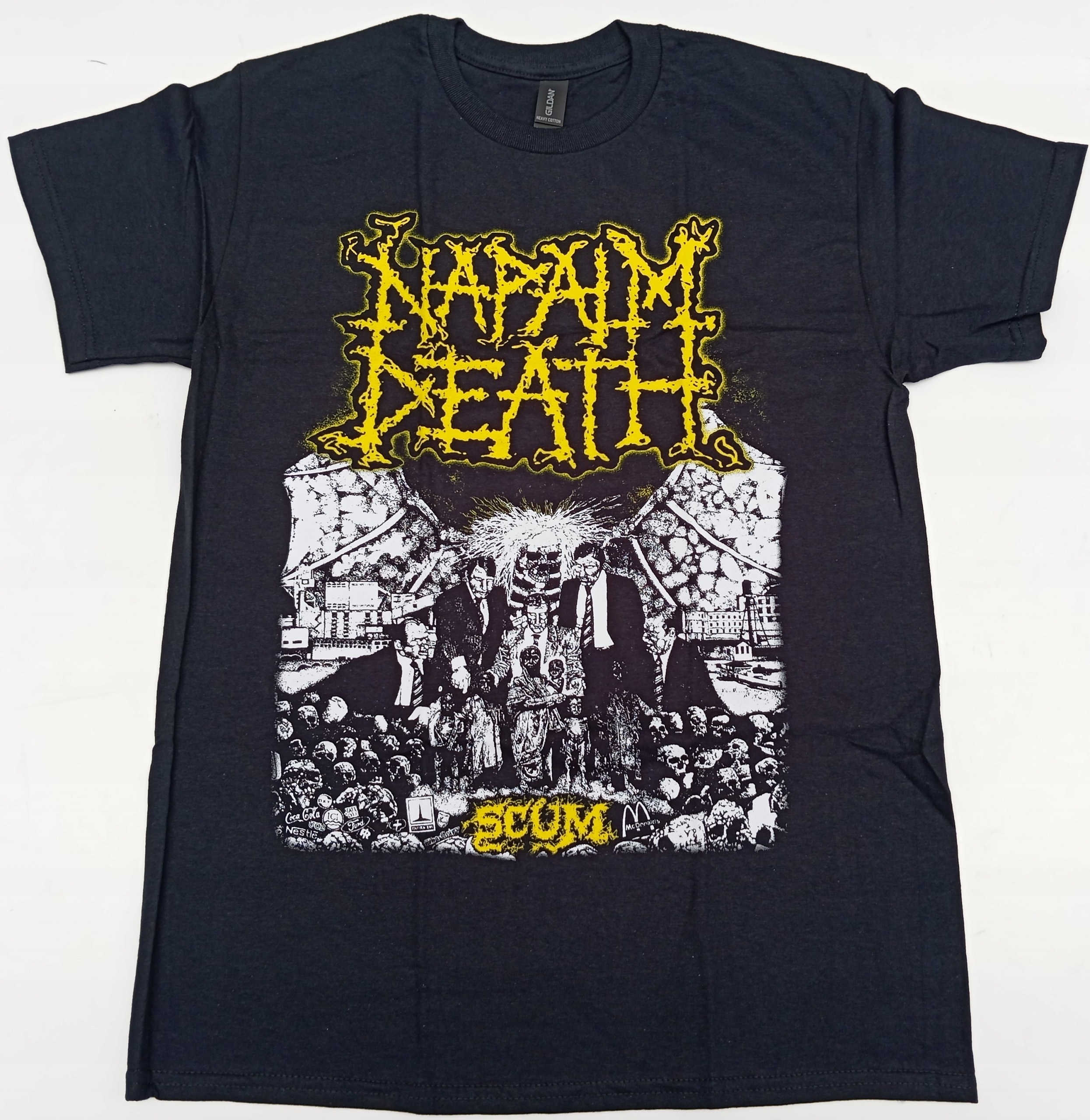 Napalm Death Scum grind death metal koszulka rozm M