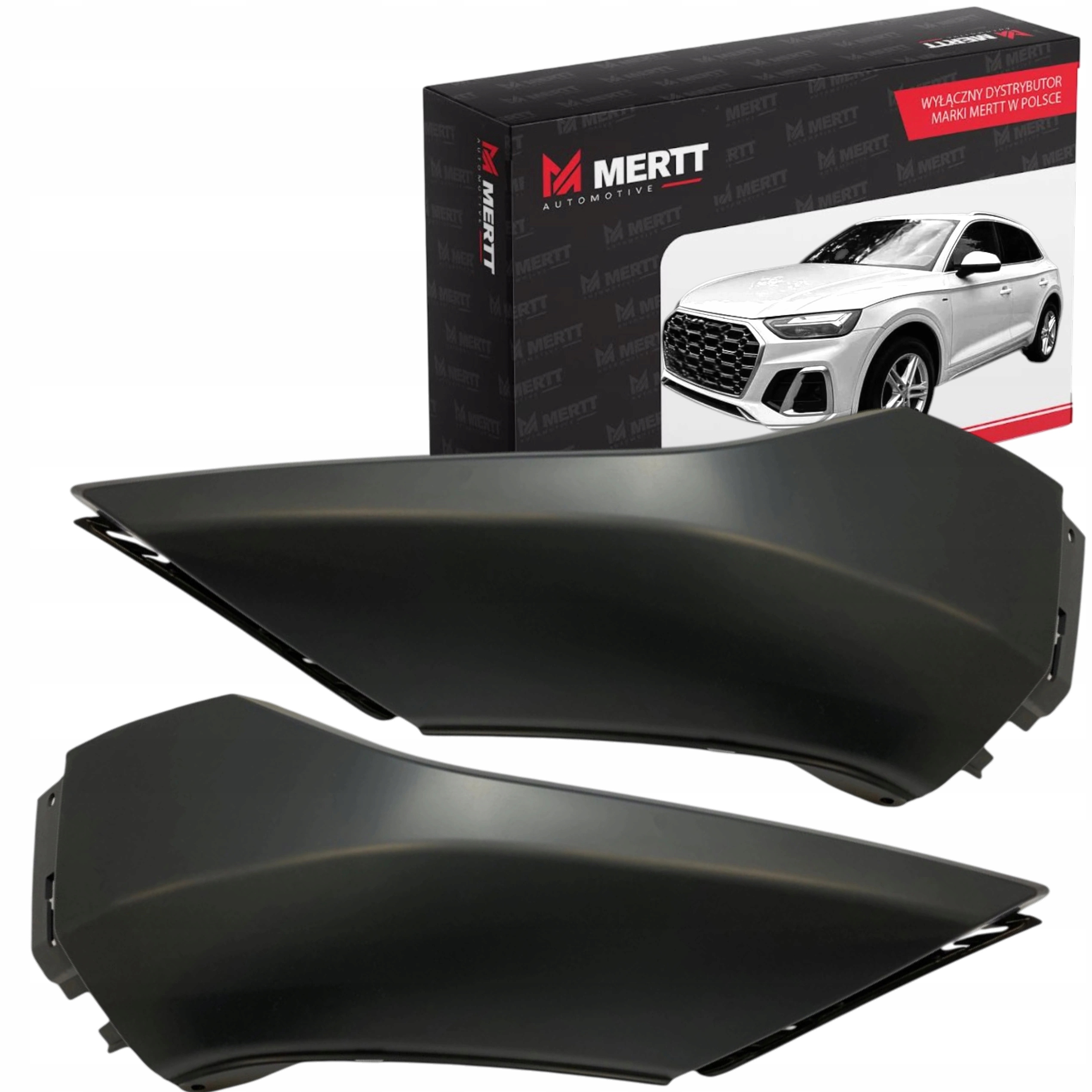 Sada x2 Spoiler levý pravý nárazník rohový Audi Q5 II 80A 20+ Lift S-Line