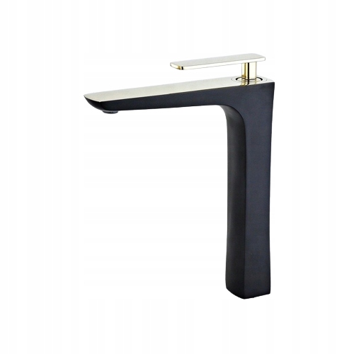 Umyvadlová baterie černá zlatá