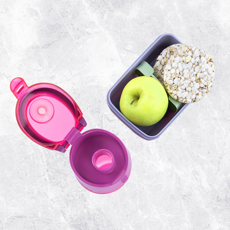 BUTELKA NA WODĘ BIDON SZKOLNY RÓŻOWY 550ml Kite Kolor Odcienie pomarańczowego