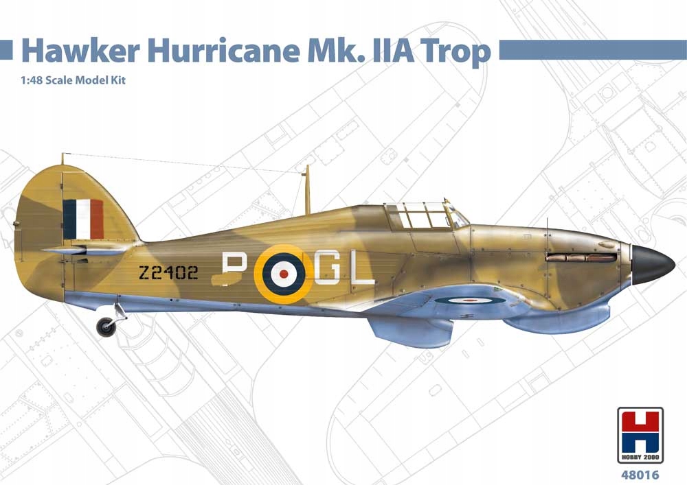 Hobby 2000 48016 1/48 Hawker Hurricane Mk.IIA Trop