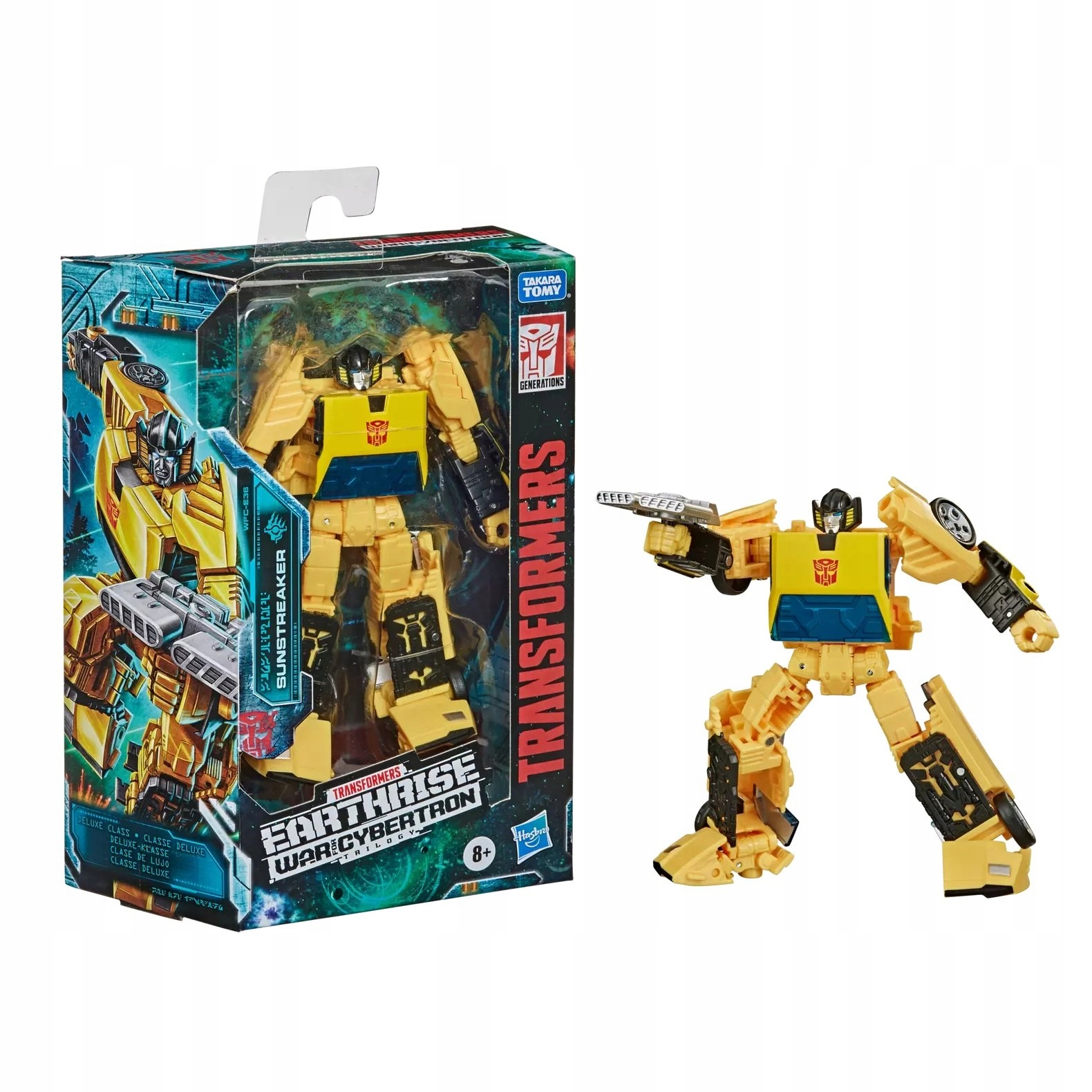 Transformers WFC-E36 Sunstreaker figurka třídy Deluxe 14 cm