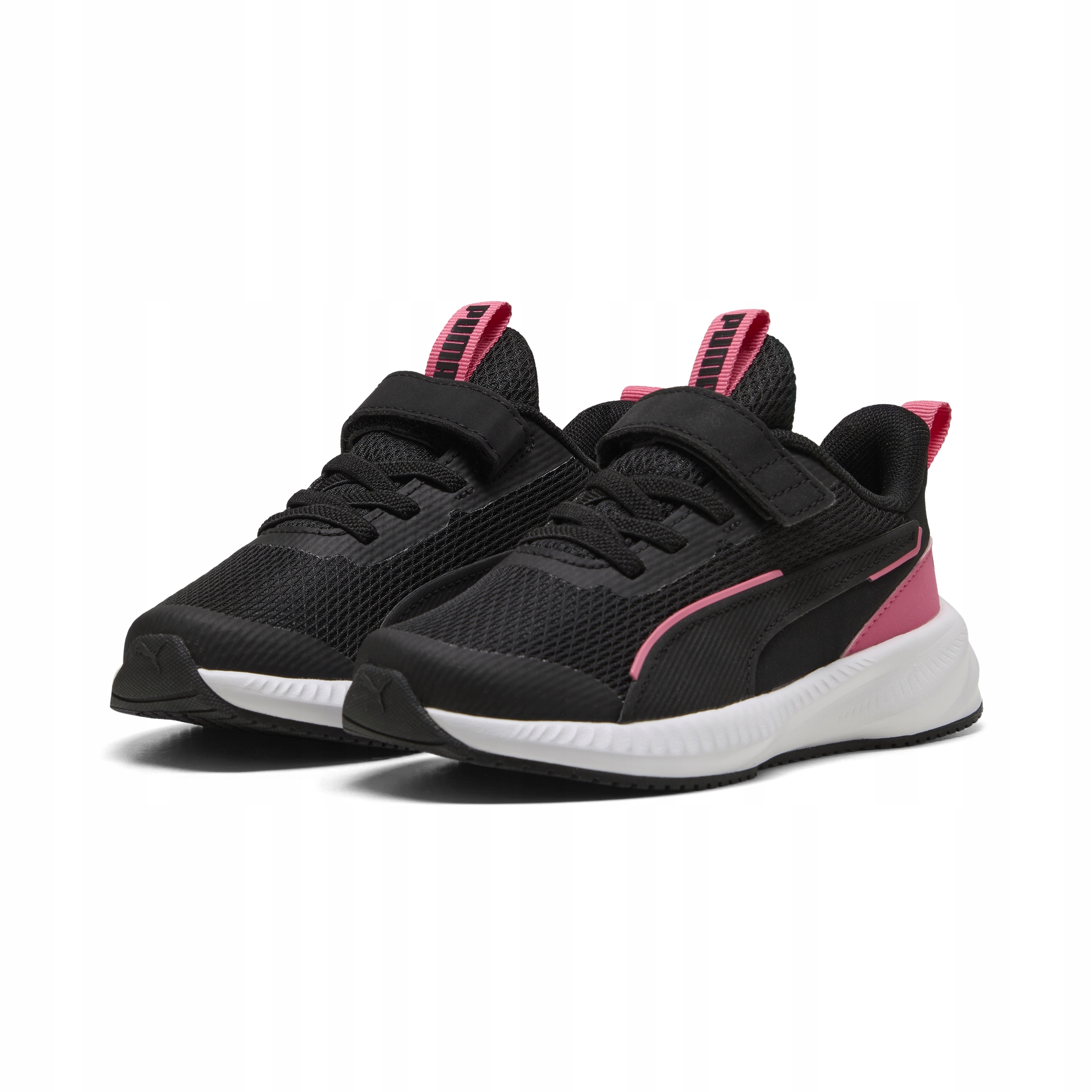 Buty dziewczęce sportowe Puma Flyer 3 Acps 40152703 czarno różowe rzep 27.5