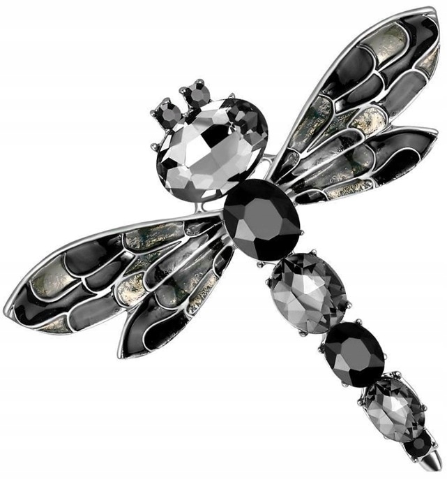 

Damska Broszka ważka kryształki pin boho owad