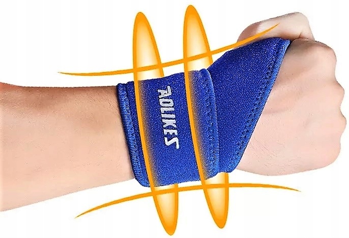 ŚCIĄGACZ OPASKA STABILIZATOR NADGARSTKA DŁONI OTWÓR NA KCIUK 5 KOLORÓW Model S014