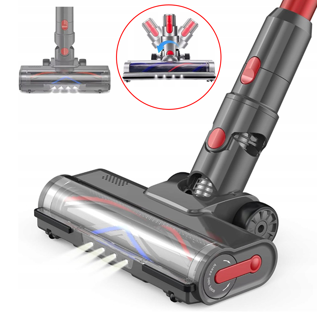 Výkonná Led Podlahová Kartáčka pro Dyson V7 V8 V10 V11 – štětiny V
