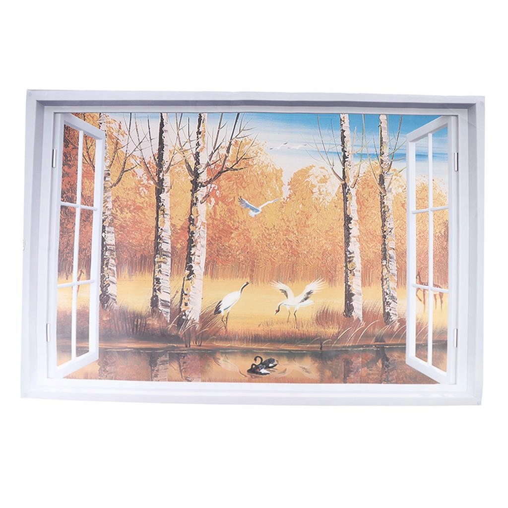 Pokój domowy z widokiem na okno 3D