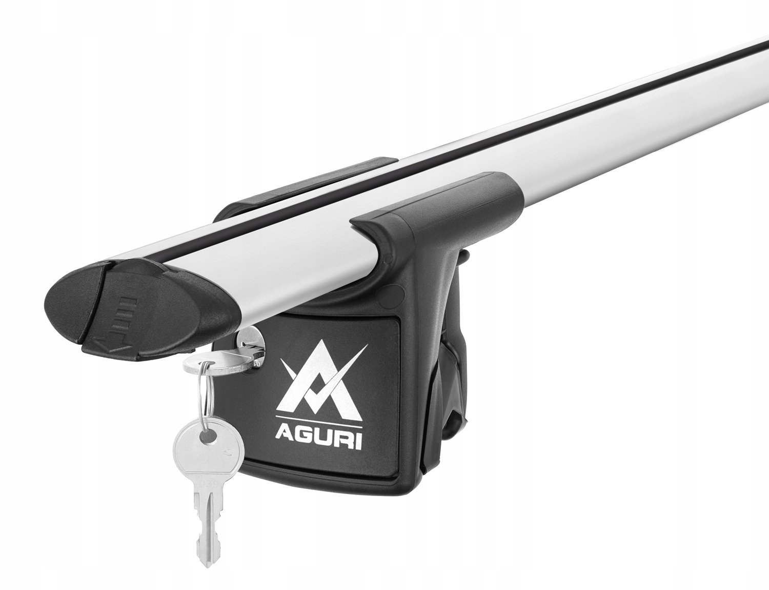 Bagażnik dachowy belki AGURI Hyundai BAYON 2021- Model Runner R1 C/D silver
