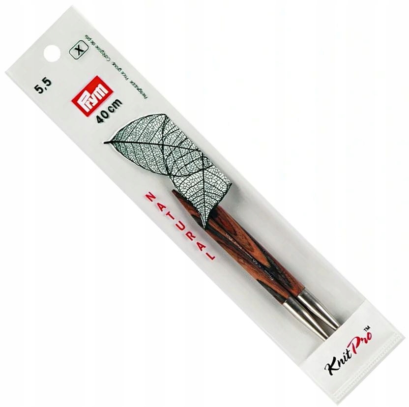 końcówki drutów krótkie Natural roz. 5.5" Pr