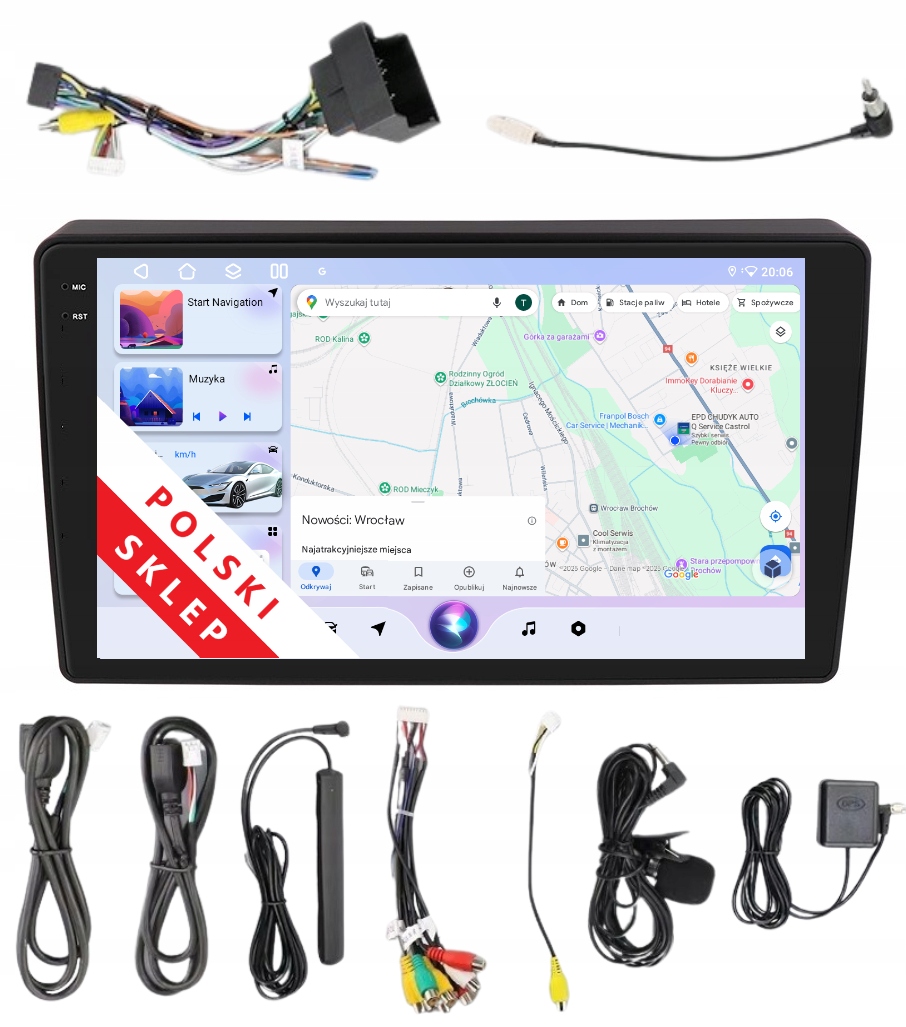Rádio 2DIN Navigácia Android Peugeot Partner 2 II 6/128 Gb Dsp Carplay Lte