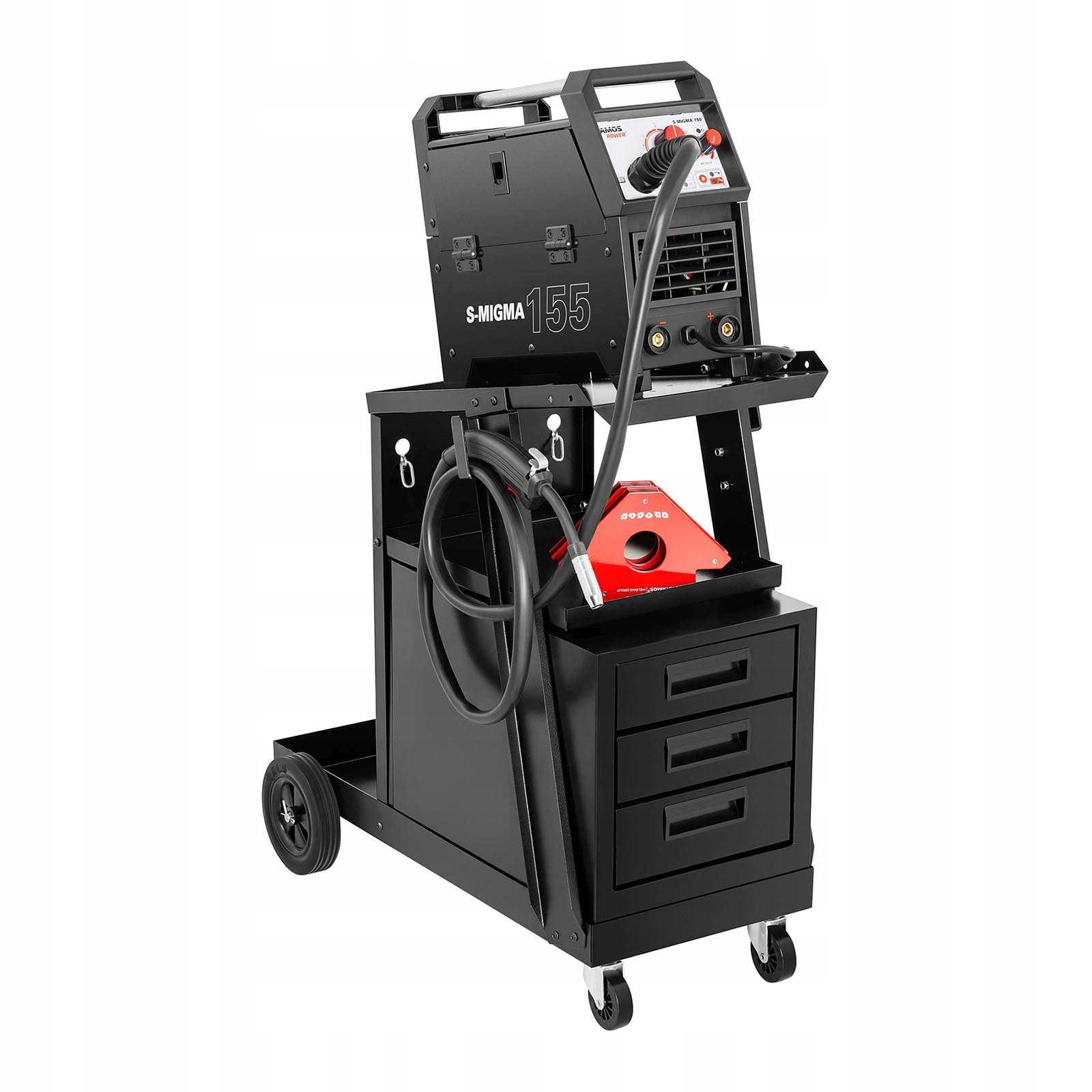 Ocelový Svařovací Vozík S Polními Zásuvkami, Odolný