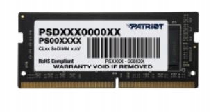 Patriot/ So-dimm DDR4/ 16GB/ 2666MHz/ CL19/ 1x16GB PSD416G266681S
