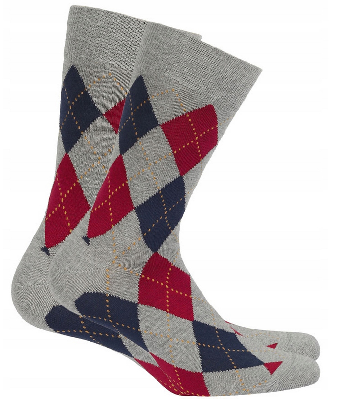 

Wola Casual Skarpety Wzorowane Romby WZ.491 42/44