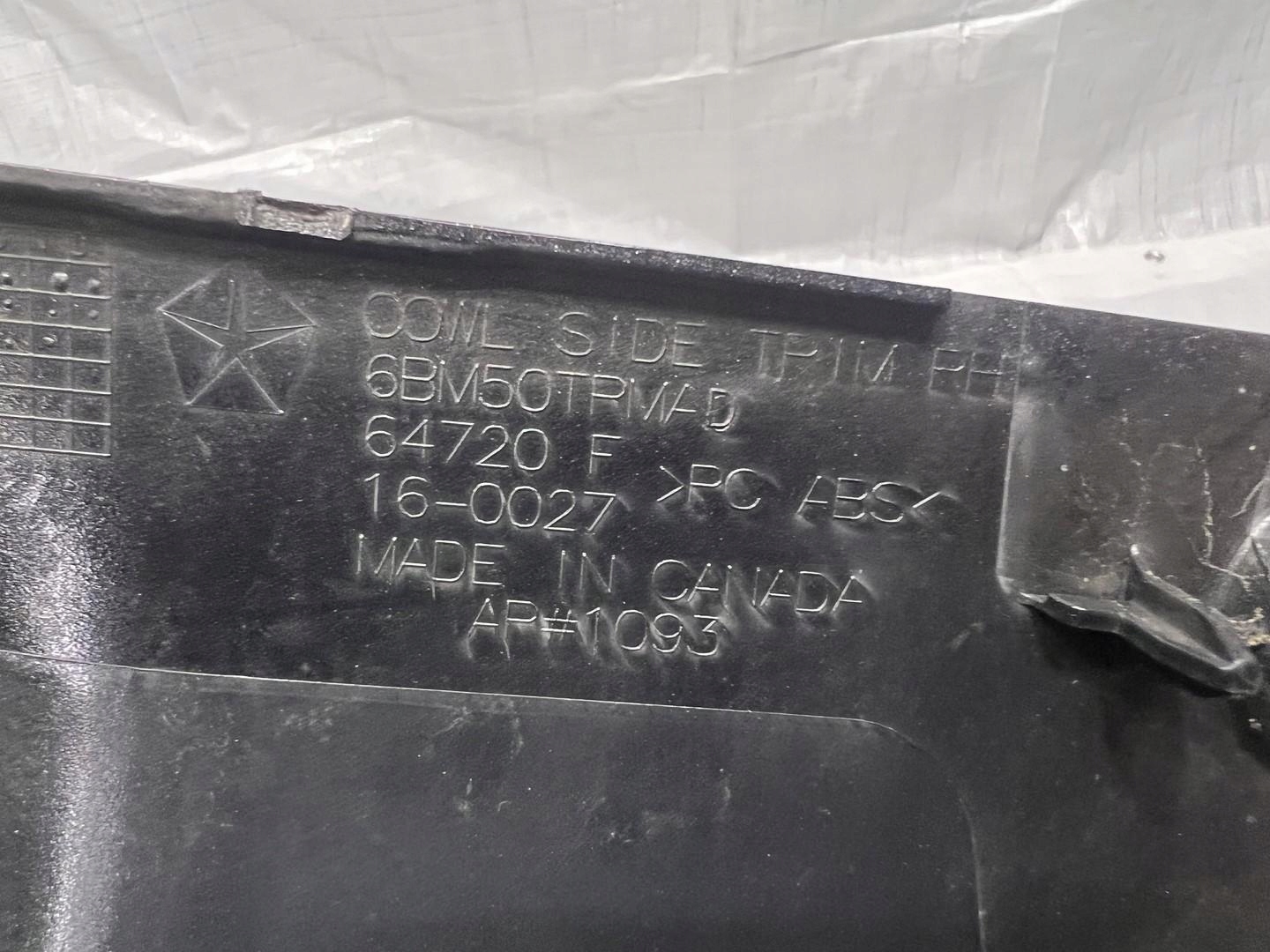 PODSZYBIE OSŁONA PODSZYBIA JEEP WRANGLER JL Typ samochodu 4x4/SUV Samochody osobowe