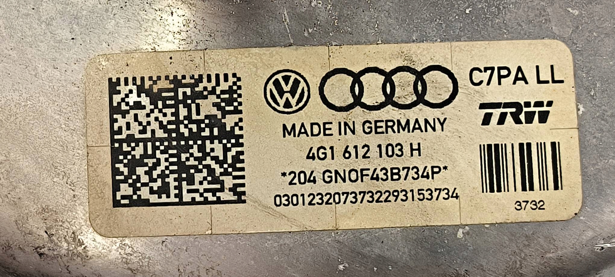Servo bremsen 4G1612103H AUDI A6 C7 LIFT