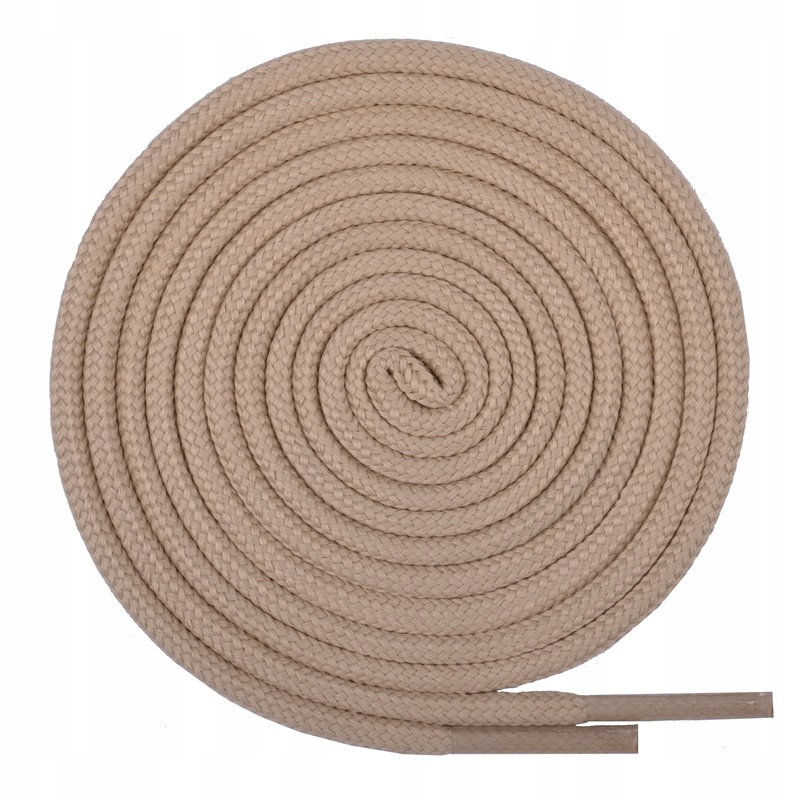 GLANY 5-6 dziurek SZNUROWADŁA BEŻOWE 100 cm