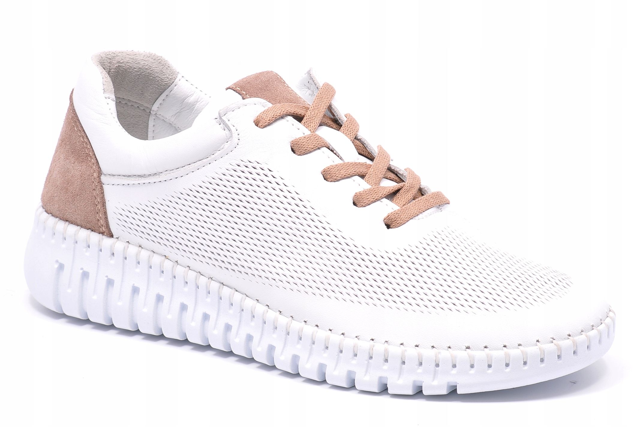 Polobotky Artiker 58C3083 Bílé Velikost 37