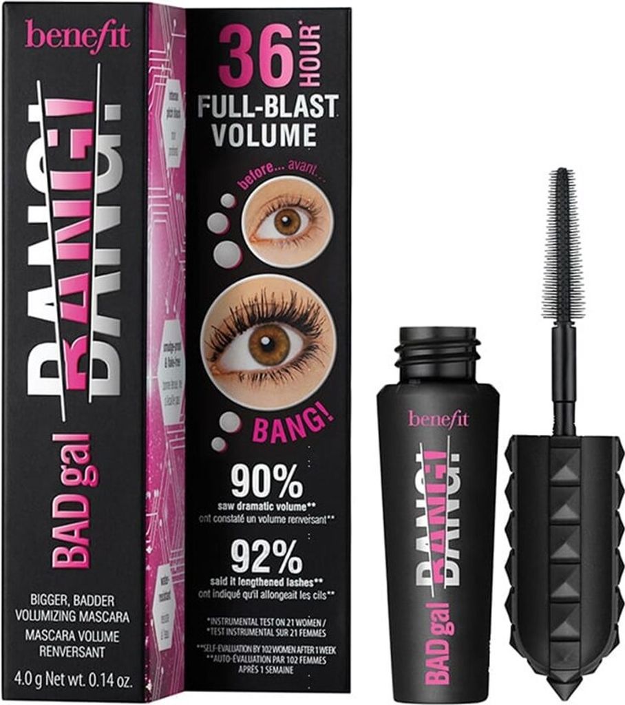 Benefit Badgal Bang! Zvětšující Řasenka Pro Objem V Mini Balení Pro Ženy