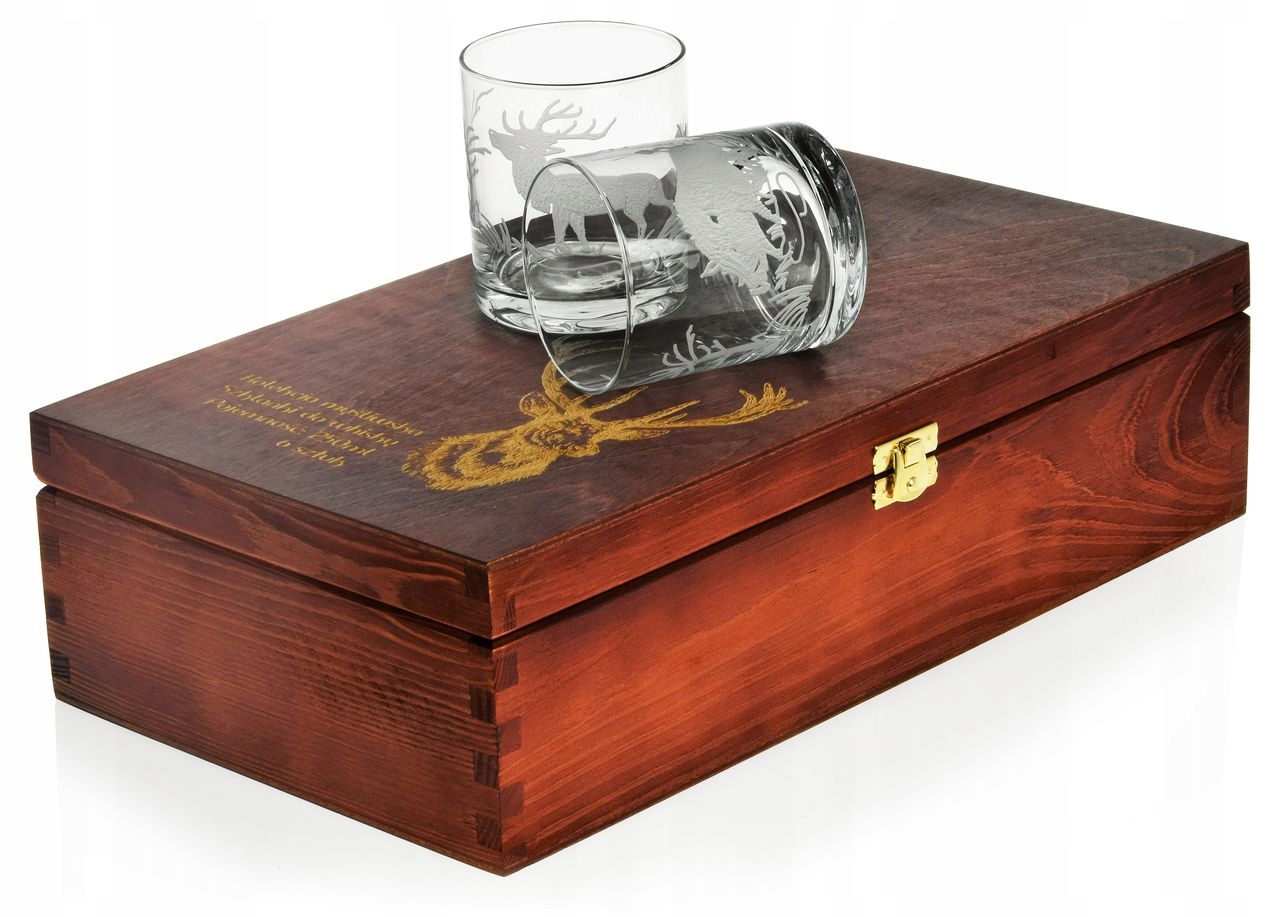 

Szklanki do whisky Myśliwskie 220ml w skrzynce (3)