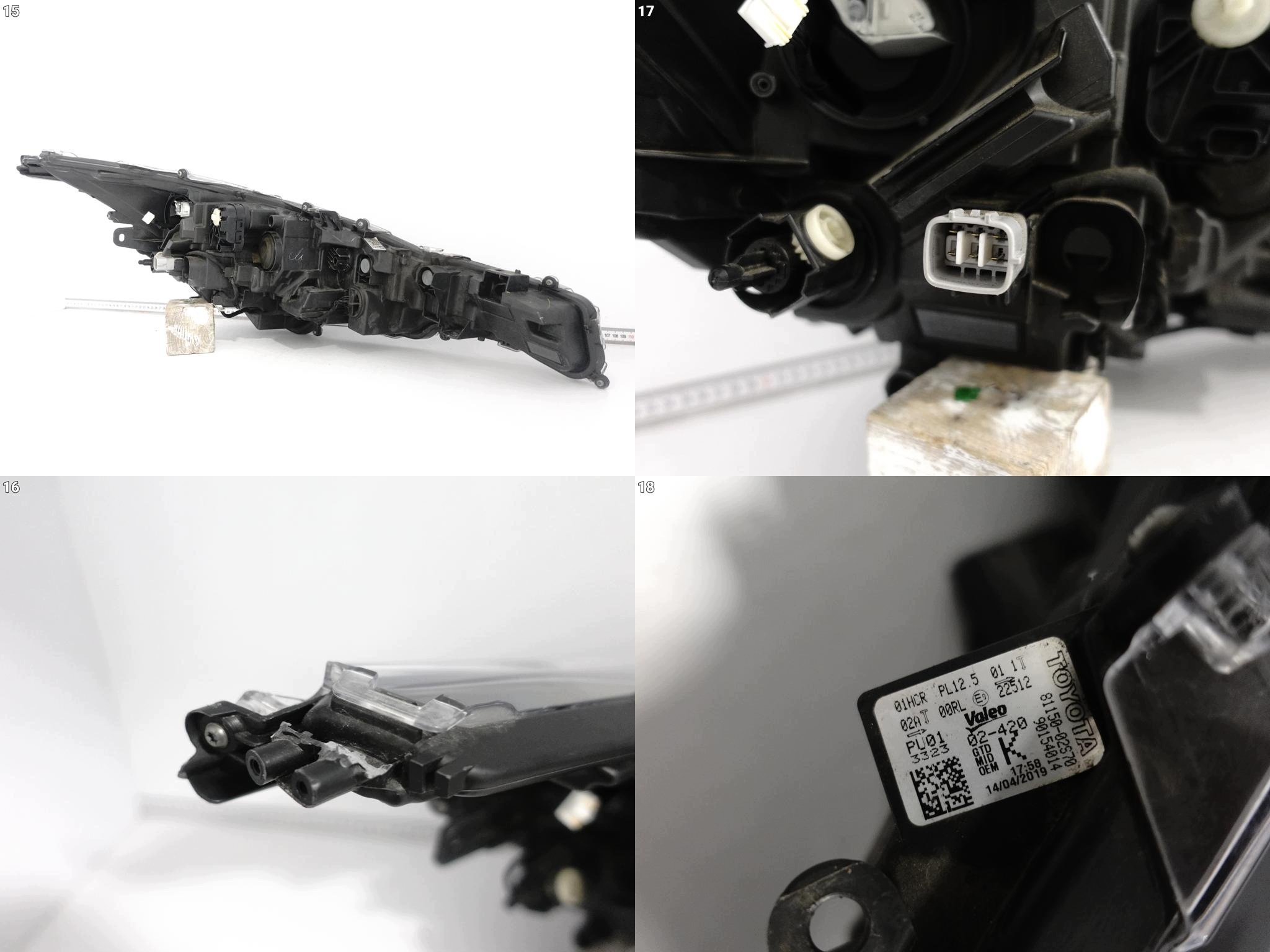 TOYOTA COROLLA E21 E210 XII 18-22 light HEADLIGHT FULL LED MID left EUROPA