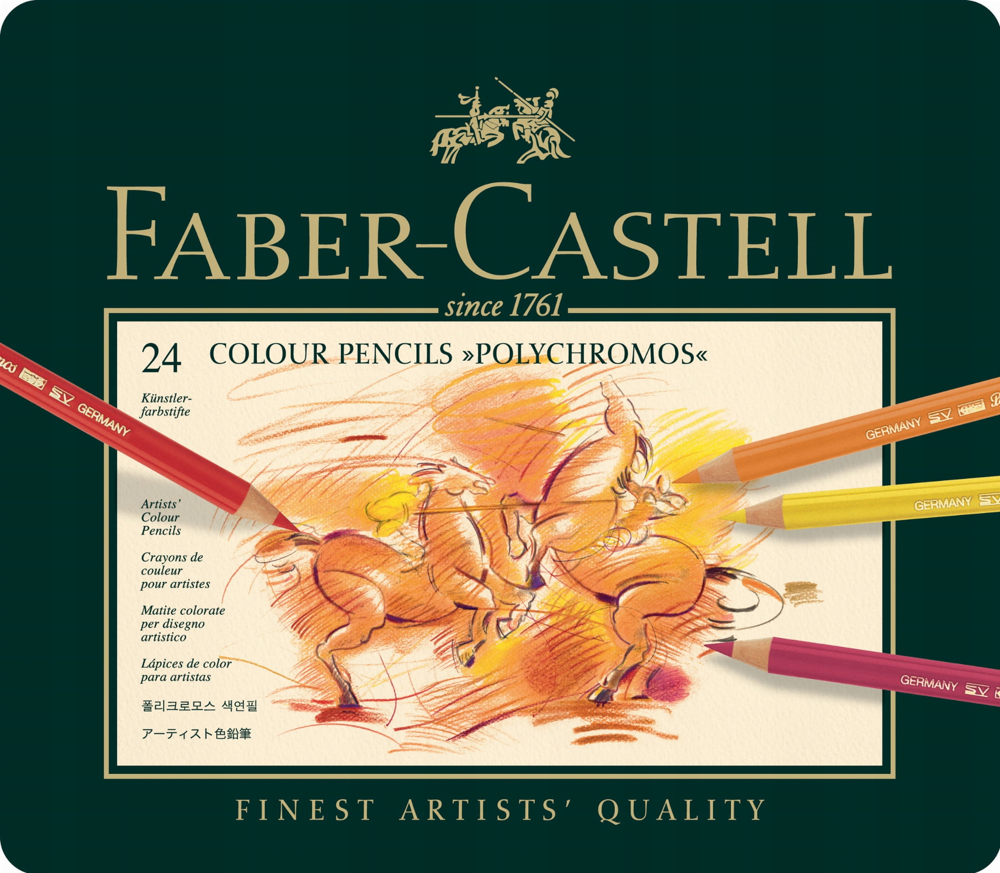 

Polychromos kredki 24 metal Faber-Castlle