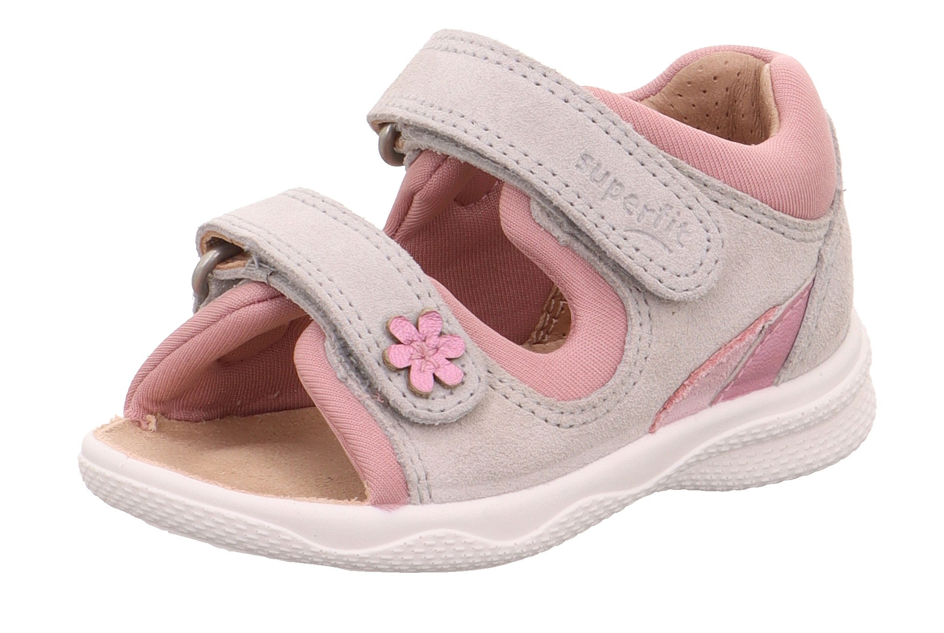 Sandały Dziecięce Superfit Polly Hellgrau/rosa R.25