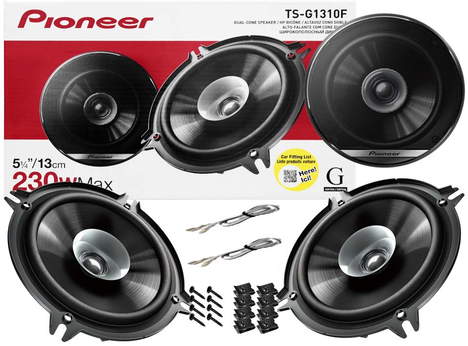 PIONEER MOCNE GŁOŚNIKI RENAULT SCENIC 2 ESPACE MODUS VELSATIS PRZÓD + TYŁ EAN (GTIN) 0884938373845