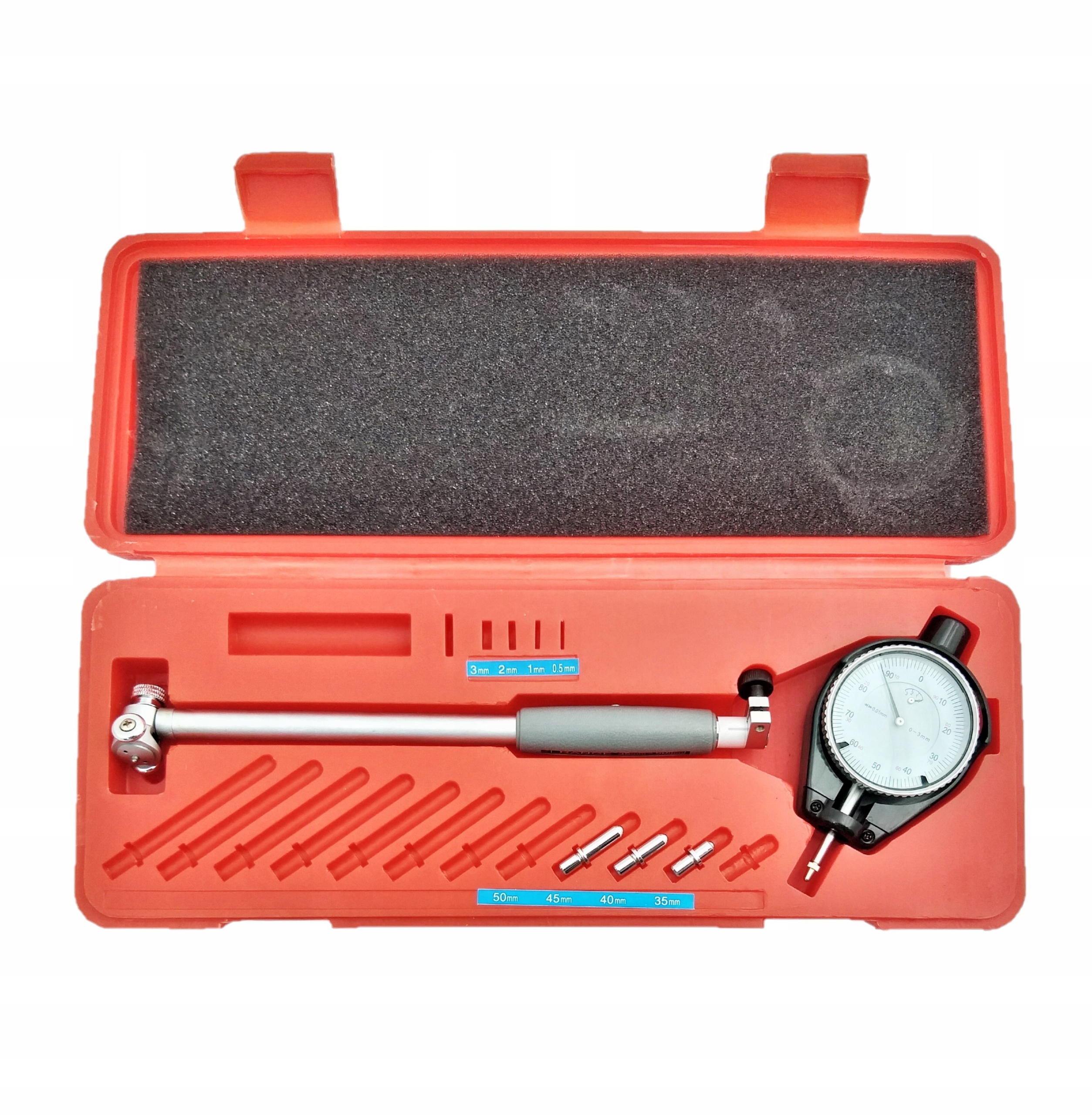 ŚREDNICÓWKA ZEGAROWA 35 - 50 DOKŁADNOŚĆ 0,01mm