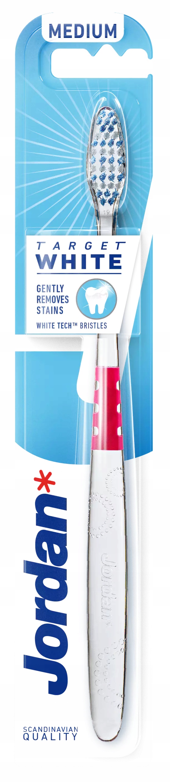 Jordan Szczoteczka Do Zębów Target White Medium
