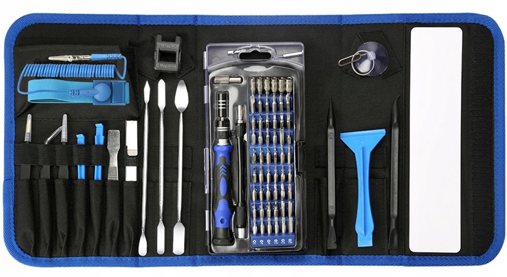 ZESTAW NARZĘDZI DO NAPRAWY TELEFONÓW TABLETÓW ELEKTRONIKI PC LAPTOPÓW 85W1 Kod producenta 00032J3