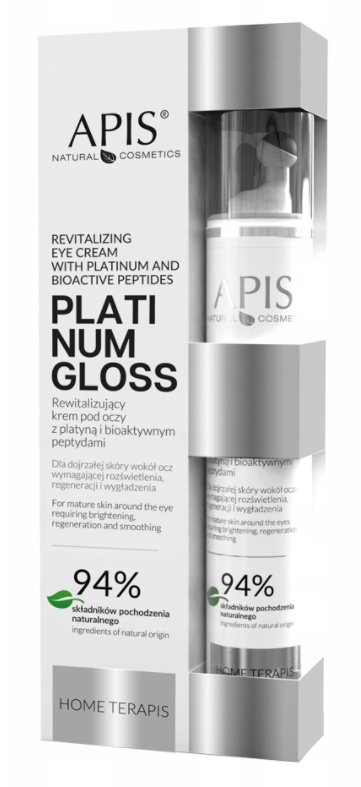 

Apis Platinum Gloss Krem Pod Oczy Platyna Peptydy