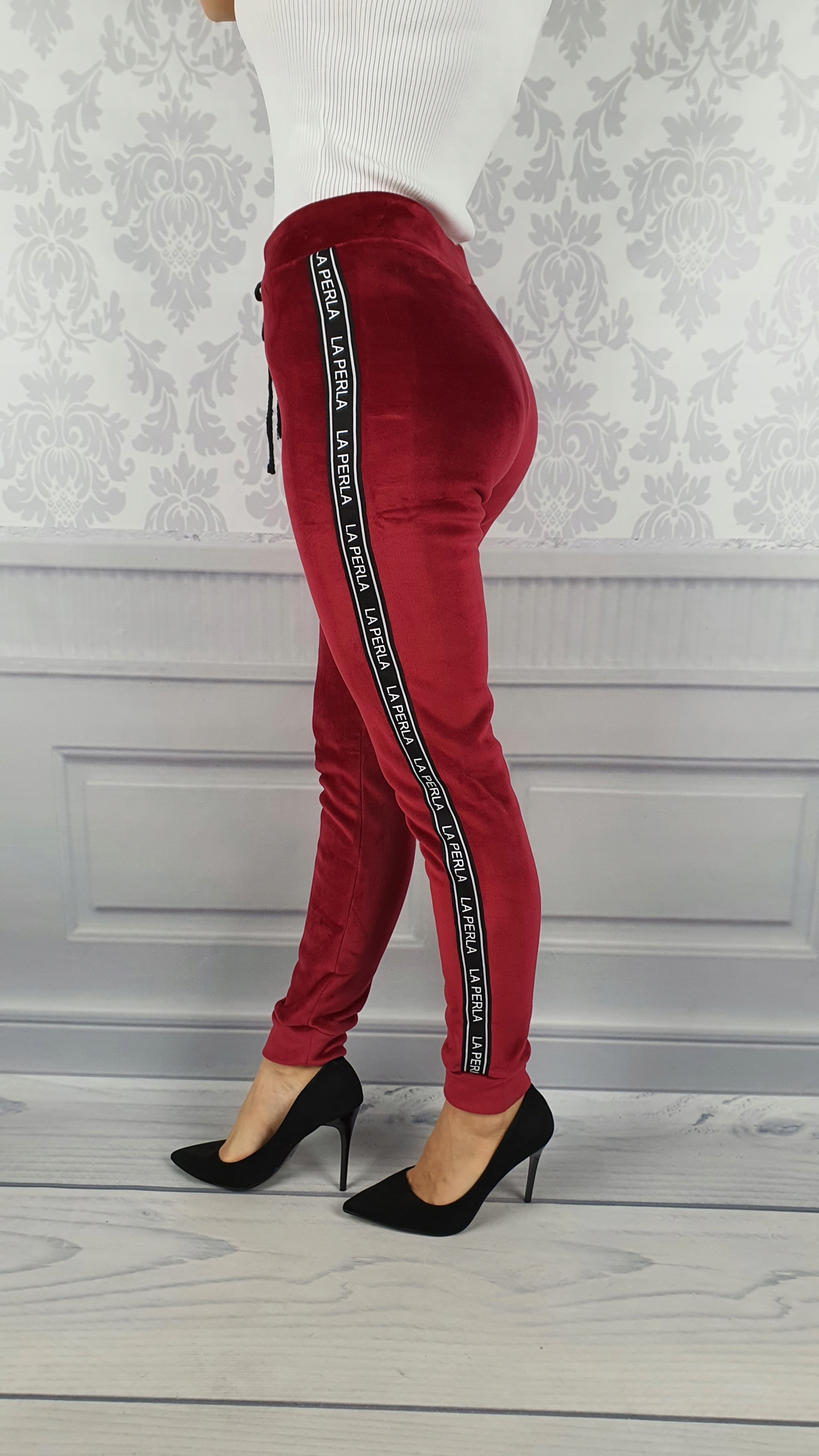 #OCIEPLANE - SPODNIE - DRESOWE - DAMSKIE - WELUR Fason inny