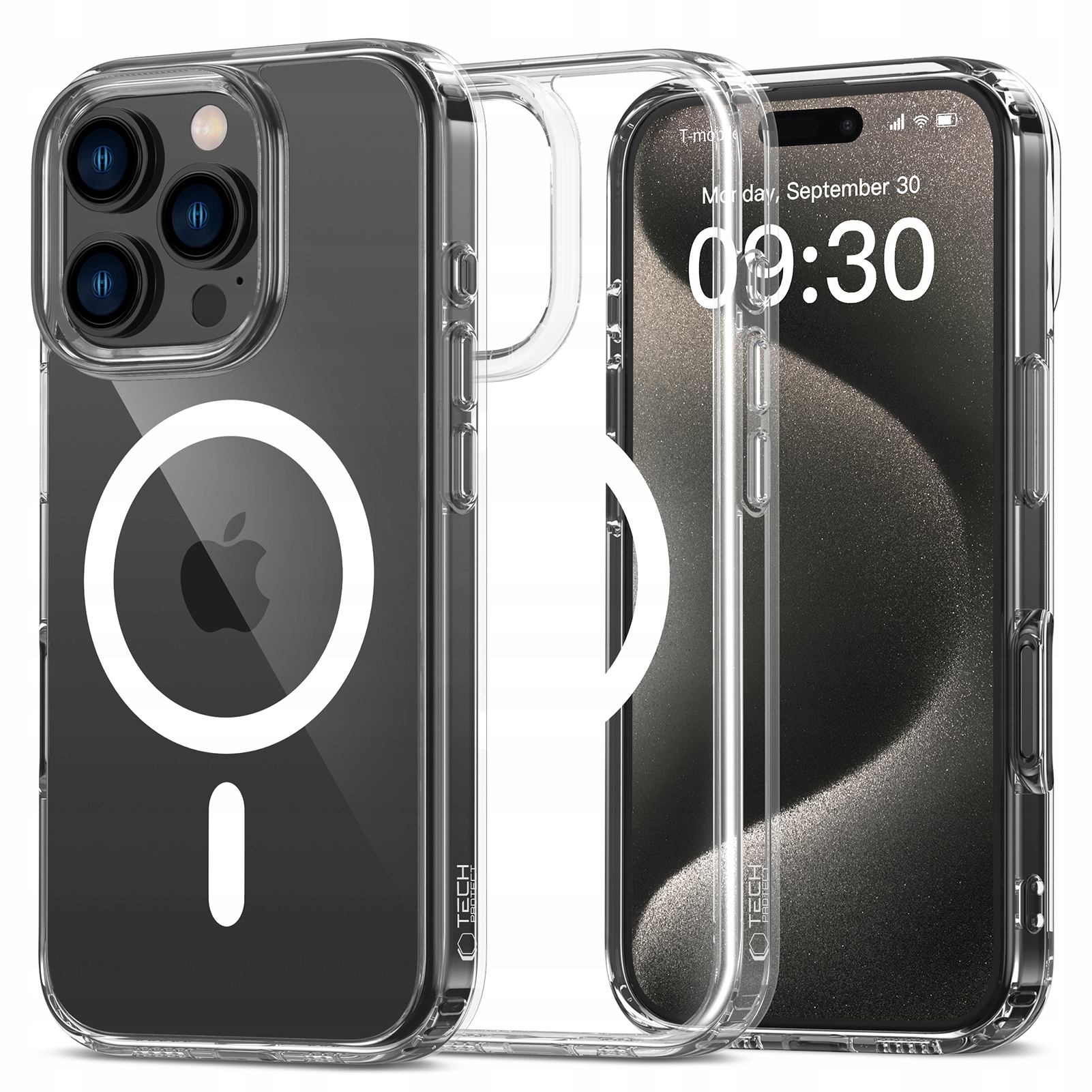 Tech- Protect Flexair Hybrid MagSafe iPhone 16 Pro Clear Tech- Protect