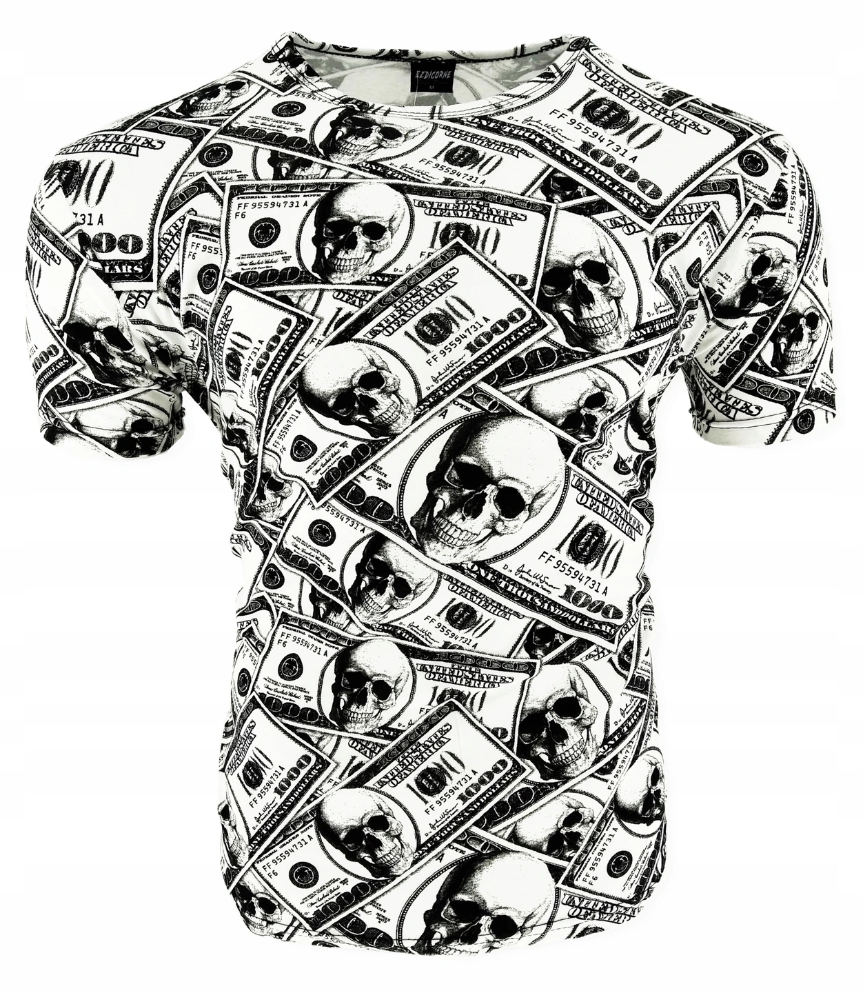 

Koszulka Męska T-Shirt Męski Dolary Czaszki M