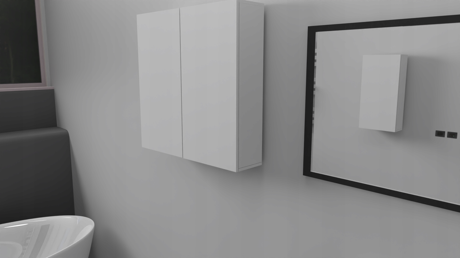 Szafka łazienkowa 80x30x17cm Biały Mat- wysyłka w całości. Szerokość mebla 30 cm